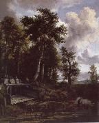 Landscape with a Sluice Gate, Jacob van Ruisdael